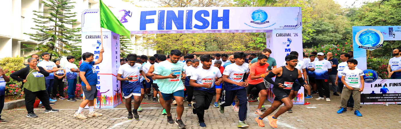 Carnival 2026 Marathon endocrinology cmc vellore Nihal thomas